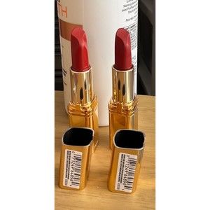 2X L'Oreal Paris Colour Riche Satin Lipstick with Intense Color Prosperous Red